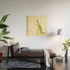 Dinosaur Attack Wood Wall Art Gallery Image 2