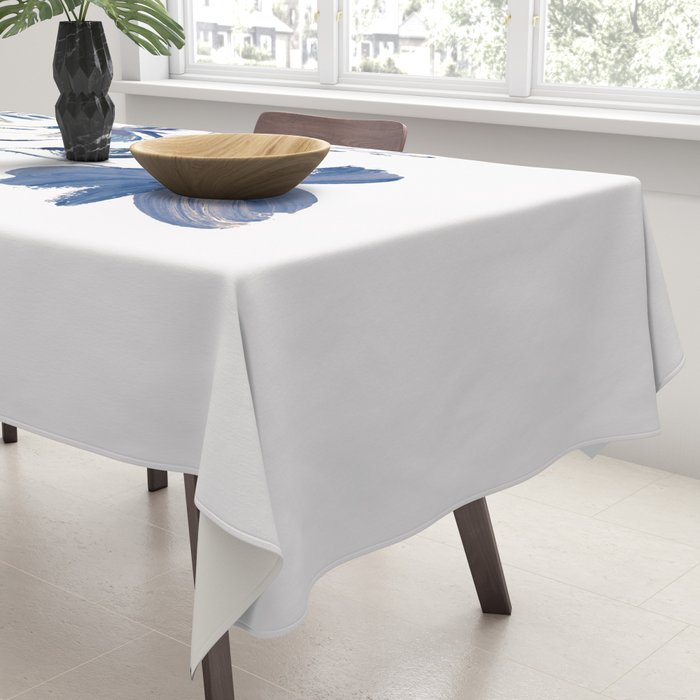 Blue flowers Tablecloth Gallery Image 3