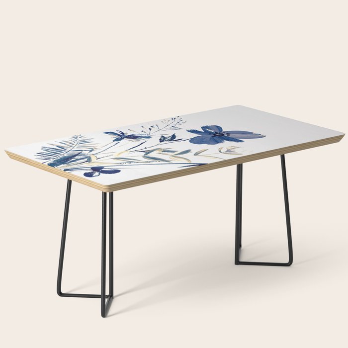 Blue flowers Coffee Table Gallery Image 1