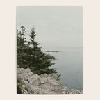 rocky coast - travel photography Maine coast nature Poster Gallery Image 4