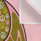 Libra Yin Yang Wall Tapestry Gallery Image 3