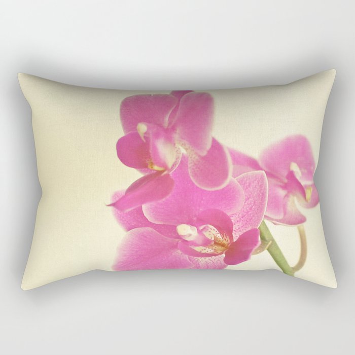 Pink Orchid Rectangular Pillow Gallery Image 1