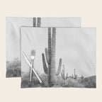 Desert Cactus BW Placemat Gallery Image 1