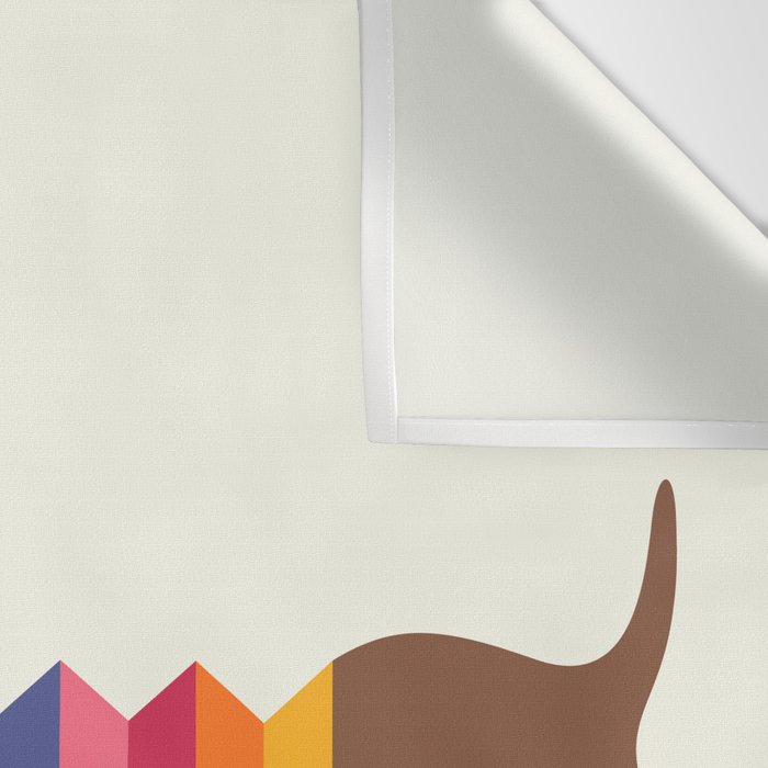 Rainbow Dooooog Wall Tapestry Gallery Image 3