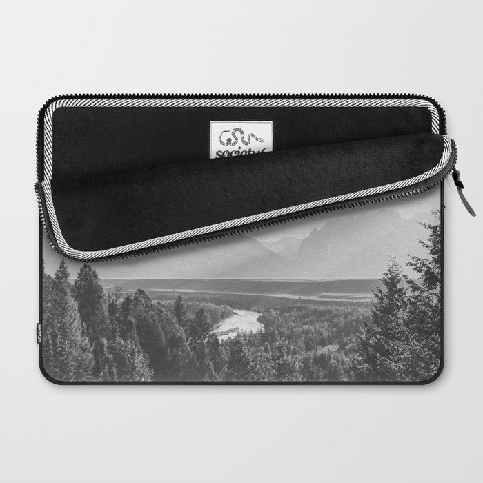 Grand Tetons Snake River Sunset Laptop Sleeve Gallery Image 2