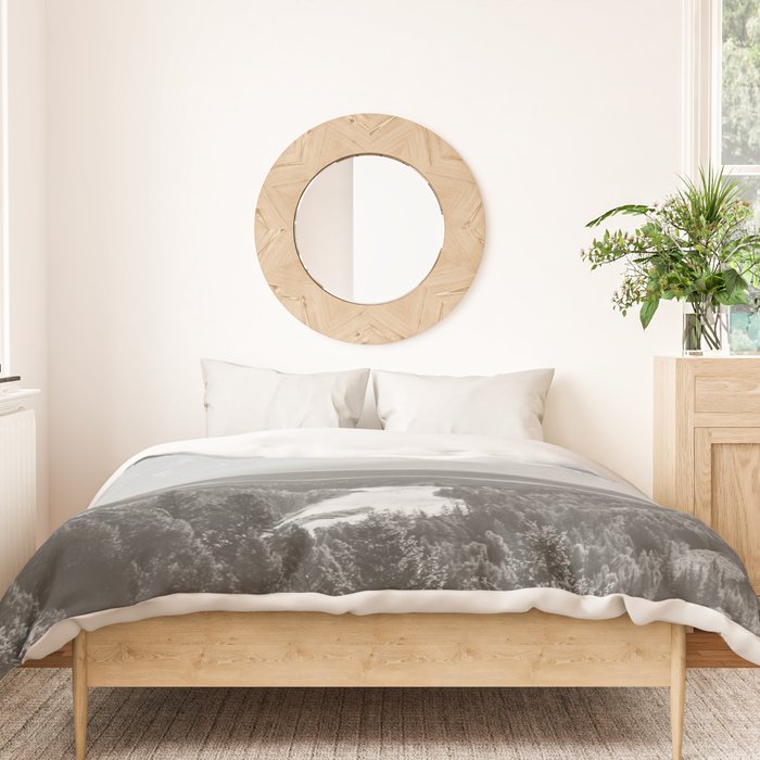 Grand Tetons Snake River Sunset Duvet Cover Gallery Image 3