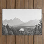 Grand Tetons Snake River Sunset Outdoor Rug Gallery Image 1