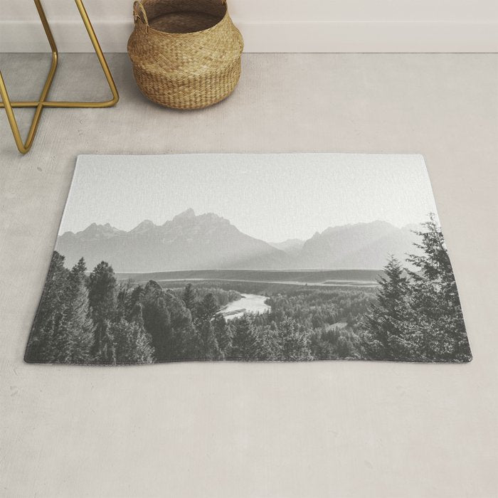 Grand Tetons Snake River Sunset Rug Gallery Image 1