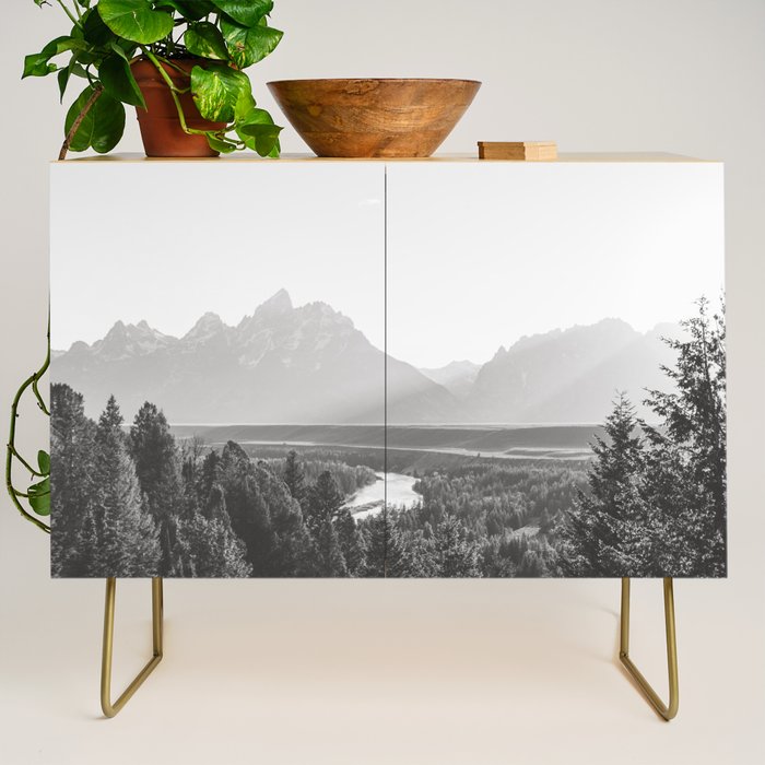 Grand Tetons Snake River Sunset Credenza Gallery Image 1