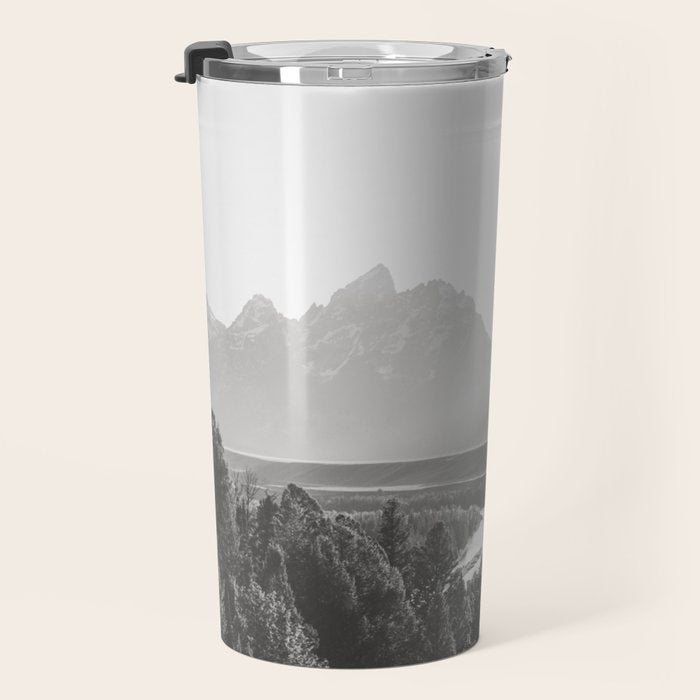 Grand Tetons Snake River Sunset Travel Mug Gallery Image 3