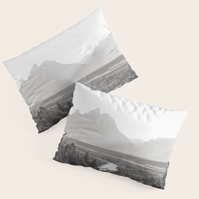 Grand Tetons Snake River Sunset Pillow Sham Gallery Image 3