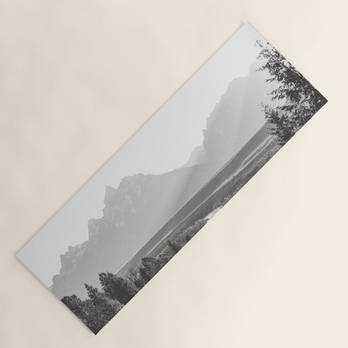 Grand Tetons Snake River Sunset Yoga Mat Gallery Image 1