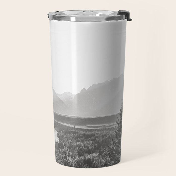 Grand Tetons Snake River Sunset Travel Mug Gallery Image 2
