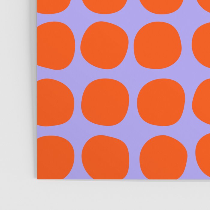 Circles in Purple and Orange Poster Gallery Image 3