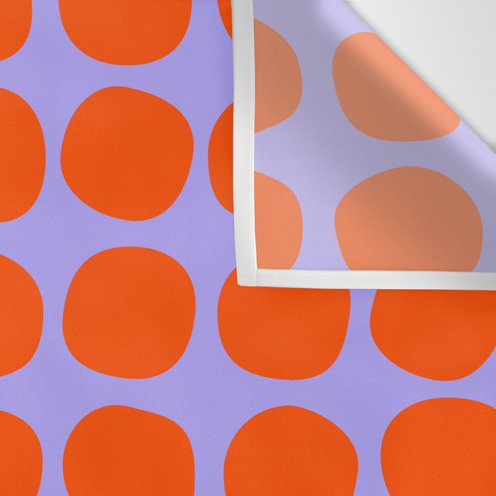 Circles in Purple and Orange Wall Tapestry Gallery Image 3