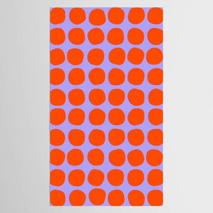 Circles in Purple and Orange Tablecloth Gallery Image 2