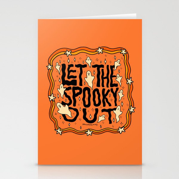 Let The Spooky Out Stationery Card Gallery Image 2