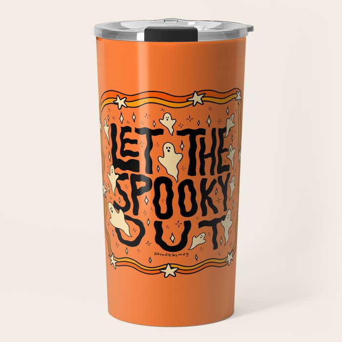 Let The Spooky Out Travel Mug Gallery Image 1