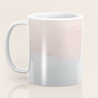 Soothing Seas I - Soft Pink and Blue Sunrise Horizon Ocean for Nursery Abstract Coastal Painting Art Coffee Mug Gallery Image 3