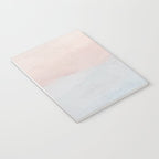 Soothing Seas I - Soft Pink and Blue Sunrise Horizon Ocean for Nursery Abstract Coastal Painting Art Notebook Gallery Image 3