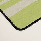 Mid Century Modern Piquet Abstract Multi Pattern in Light Lime Linden Green and Beige Desk Mat Gallery Image 4