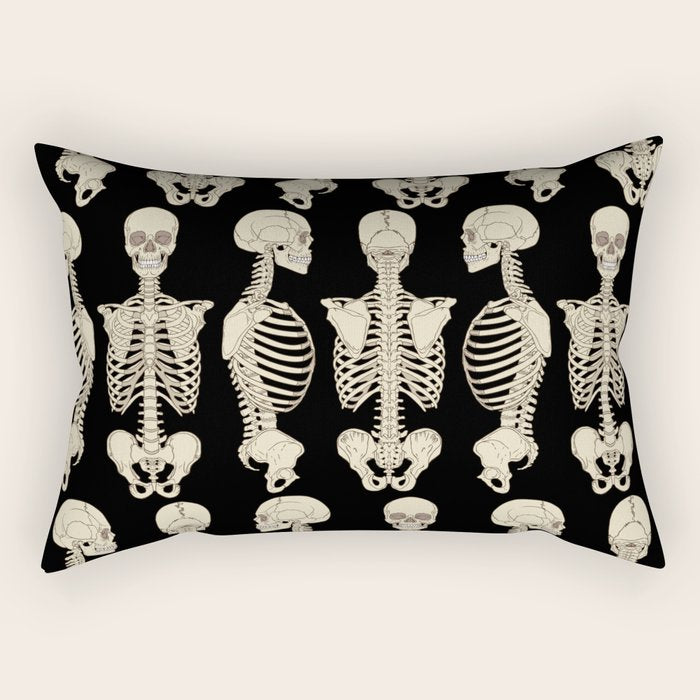 Skeletons Rectangular Pillow Gallery Image 2