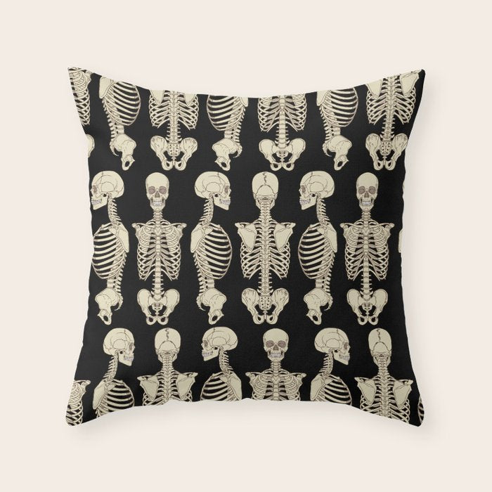 Skeletons Throw Pillow Gallery Image 6