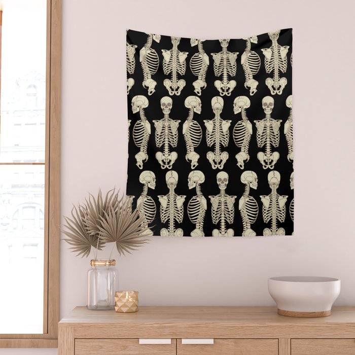 Skeletons Wall Tapestry Gallery Image 2