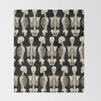 Skeletons Throw Blanket Gallery Image 2