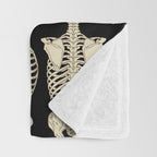 Skeletons Throw Blanket Gallery Image 3