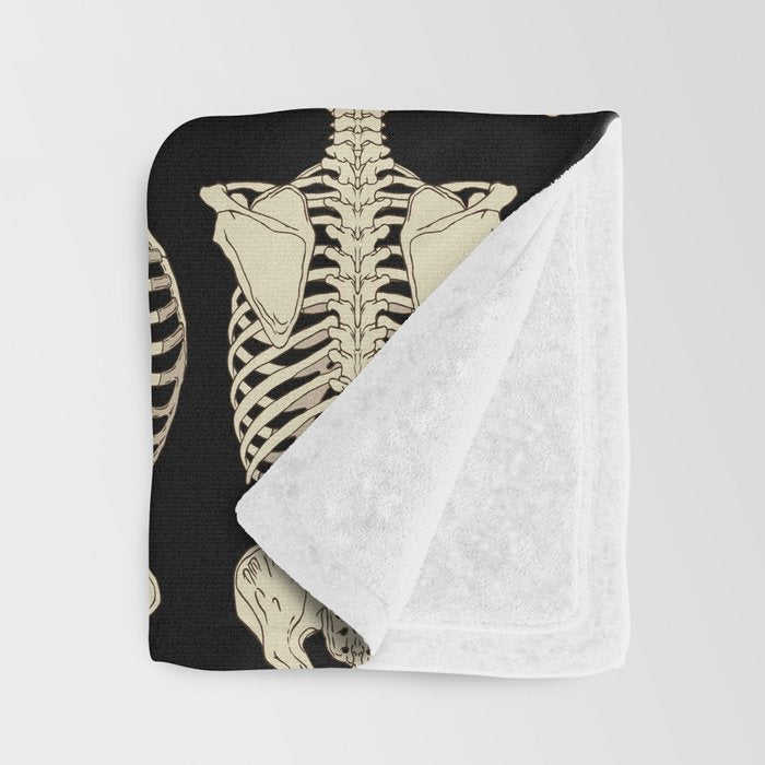 Skeletons Throw Blanket Gallery Image 3