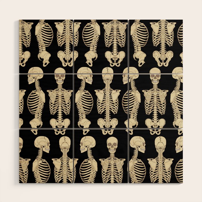 Skeletons Wood Wall Art Gallery Image 1