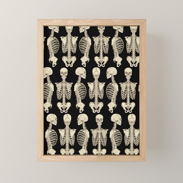 Skeletons Mini Art Print
