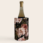 Vintage & Shabby Chic- Real Roses And Peonies Lush Midnight Flowers Botanical Garden Wine Chiller Gallery Image 2