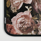 Vintage & Shabby Chic- Real Roses And Peonies Lush Midnight Flowers Botanical Garden Laptop Sleeve Gallery Image 3