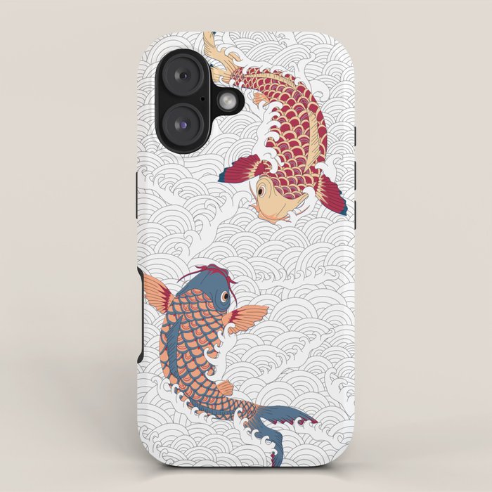 koi fish bold graphic iPhone Case Gallery Image 1