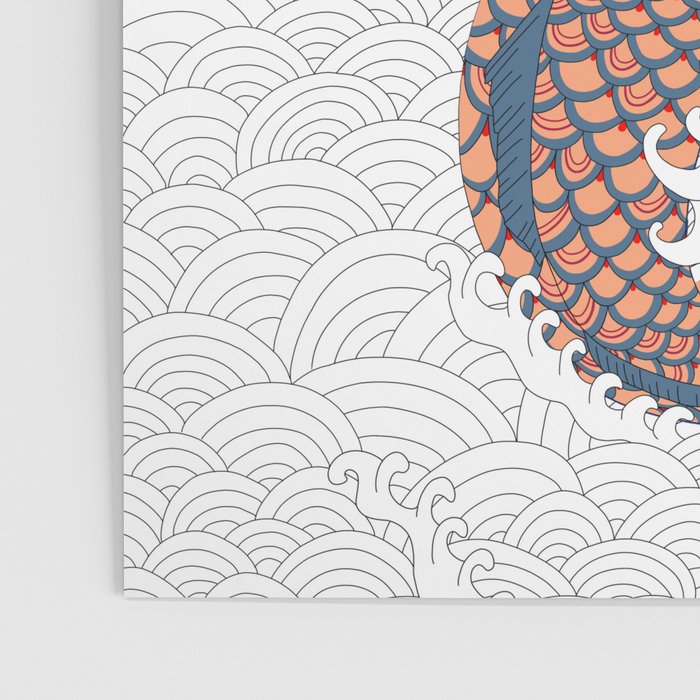 koi fish bold graphic Poster Gallery Image 3