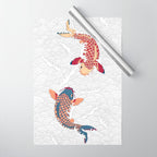 koi fish bold graphic Wrapping Paper Gallery Image 1