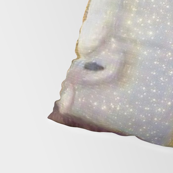 Freya's Tears - Starry Night (Golden Tears) portrait painting by Gustav Klimt Pillow Sham Gallery Image 4