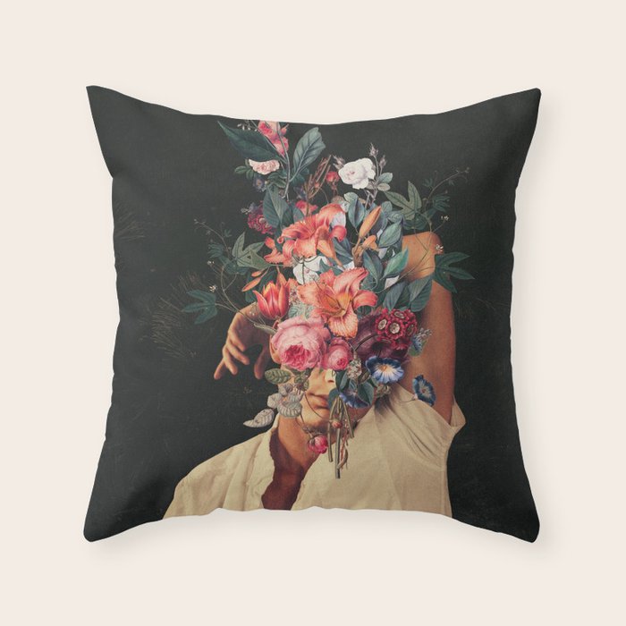 Roses Bloomed every time I Thought of You Throw Pillow Gallery Image 6
