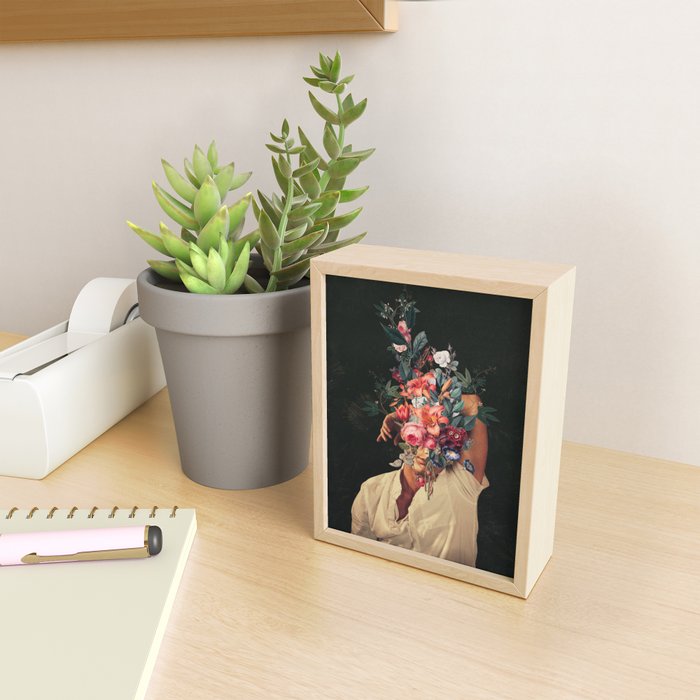 Roses Bloomed every time I Thought of You Mini Art Print Gallery Image 2