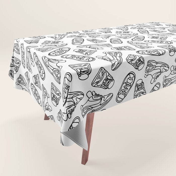 Sneakers // Black & White Tablecloth Gallery Image 1