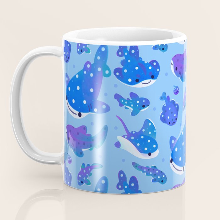 Polka dot shark Coffee Mug Gallery Image 3