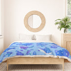 Polka dot shark Duvet Cover Gallery Image 3