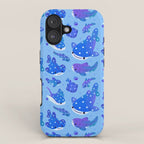 Polka dot shark iPhone Case Gallery Image 1