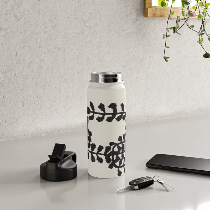 Ink Vine  Water Bottle Gallery Image 4