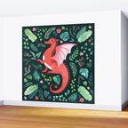 Tropical Dragon Wall Mural Gallery Image 2
