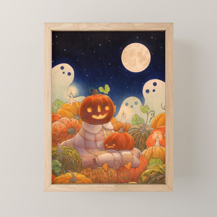 Pumpkin Patch Mini Art Print Gallery Image 1