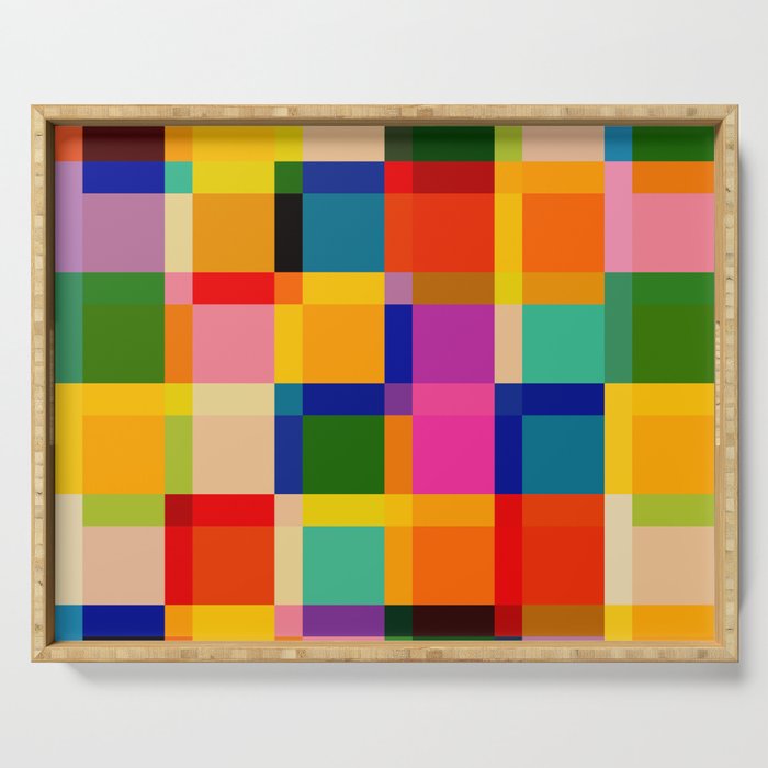 Colorful Windows Serving Tray Gallery Image 1