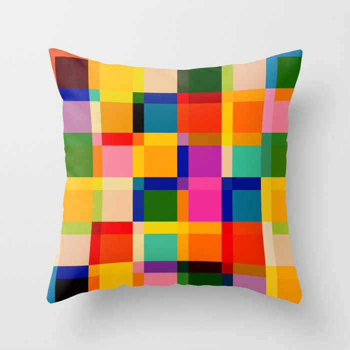 Colorful Windows Throw Pillow Gallery Image 6